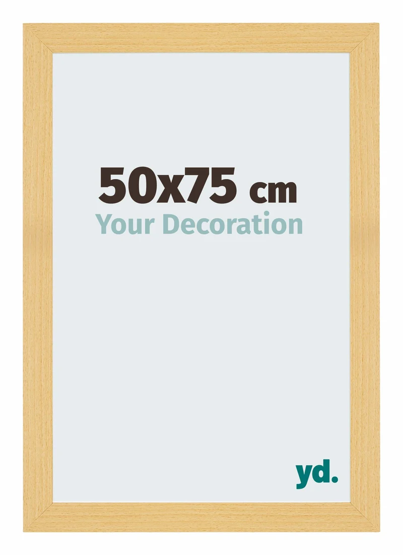 Bilderrahmen 50x75 cm - Buche Dekor - MDF - Mura