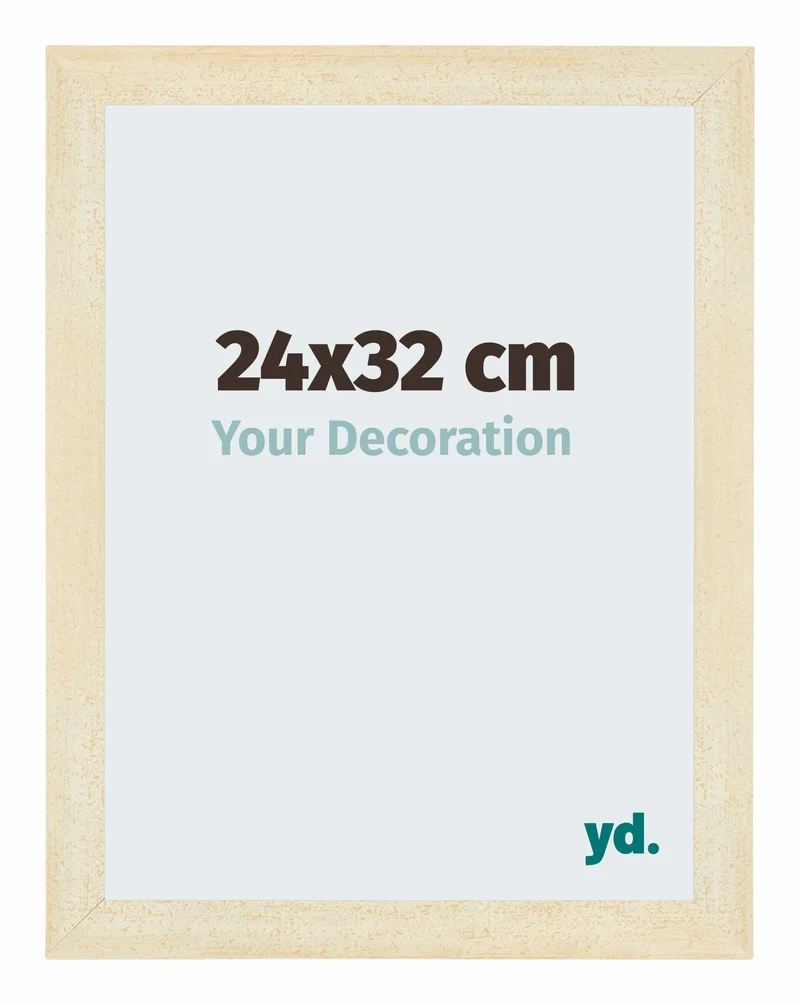 Bilderrahmen 24x32 cm - Sand Gewischt - MDF - Mura