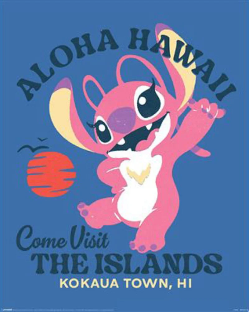 Poster Stitch - Angel Aloha 40x50cm