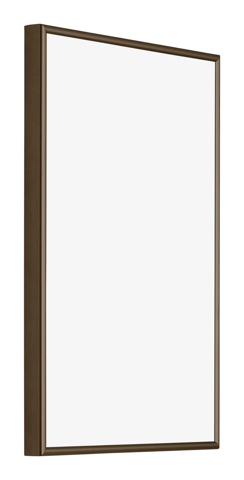 Bilderrahmen 50x75 cm - Nussbaum Struktur - Aluminium - New York