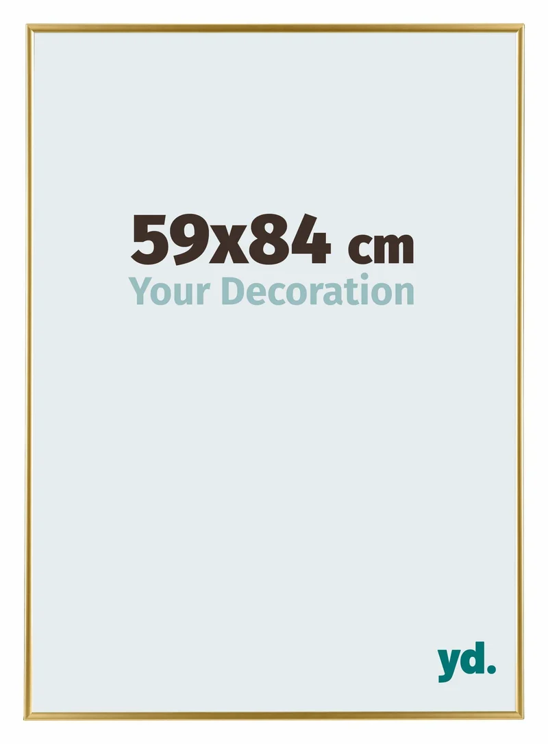 Bilderrahmen 59x84 cm - Gold - Kunststoff - Evry