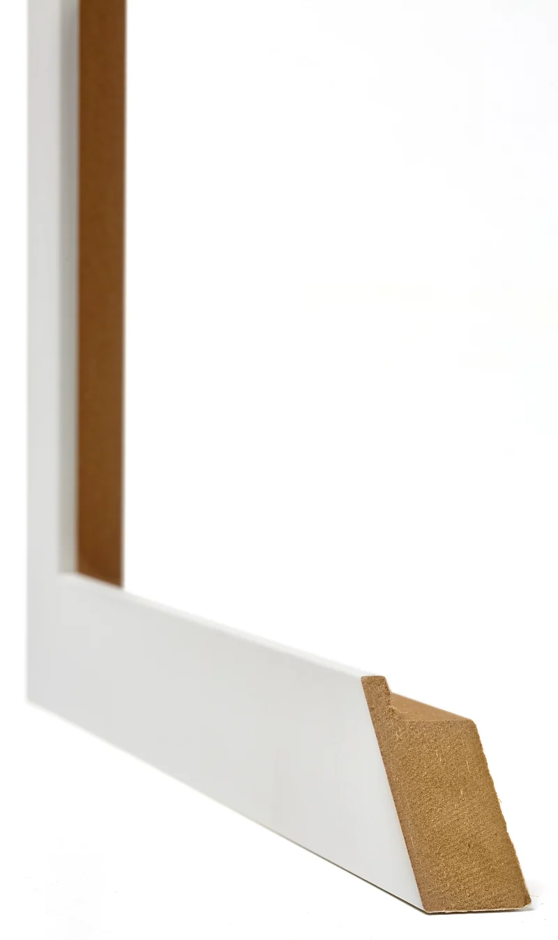 Bilderrahmen 25x75 cm - Weiss Matt - MDF - Mura