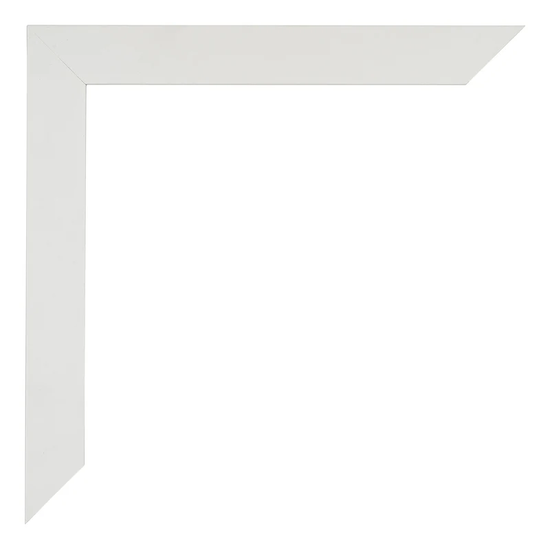 Bilderrahmen 25x75 cm - Weiss Matt - MDF - Mura