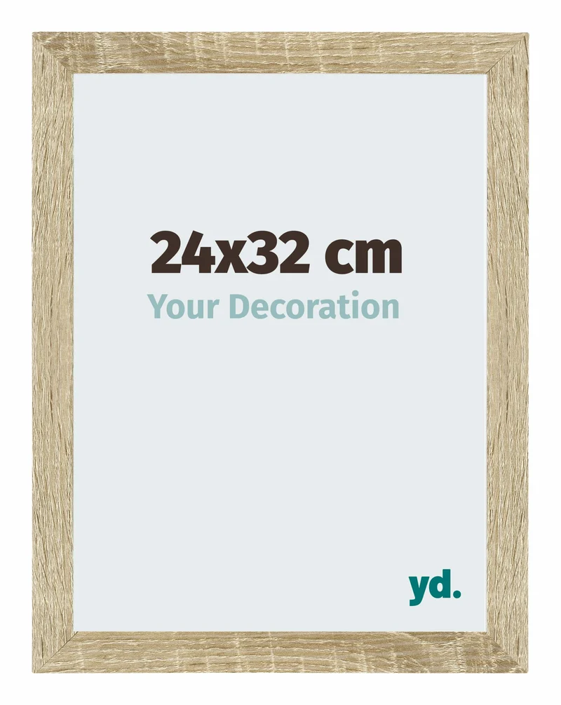 Bilderrahmen 24x32 cm - Sonoma Eiche - MDF - Mura