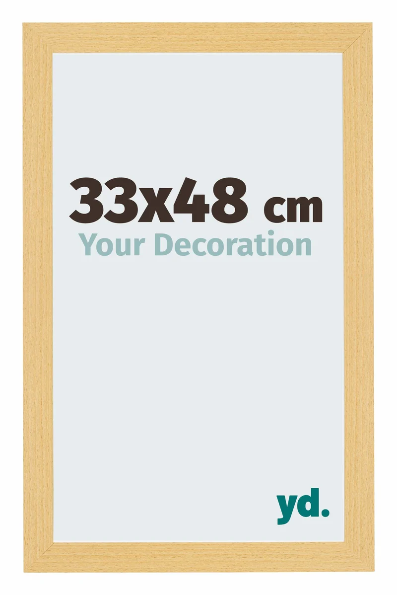 Bilderrahmen 33x48 cm - Buche Dekor - MDF - Mura