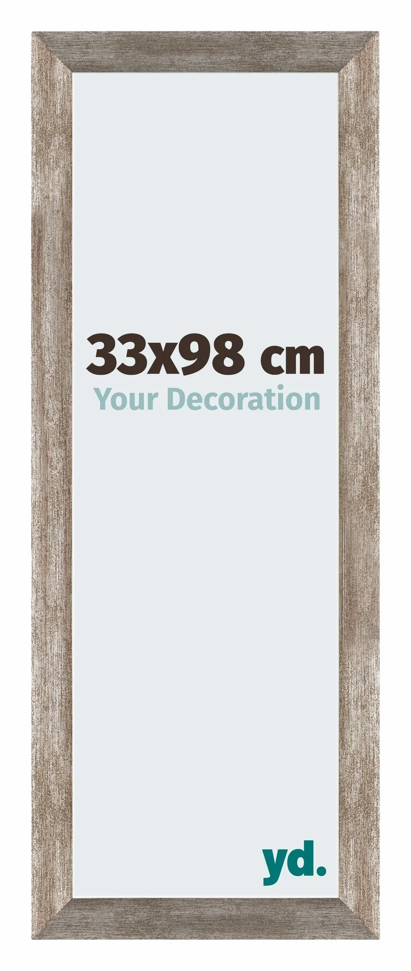 Bilderrahmen 33x98 cm - Metall Vintage - MDF - Mura