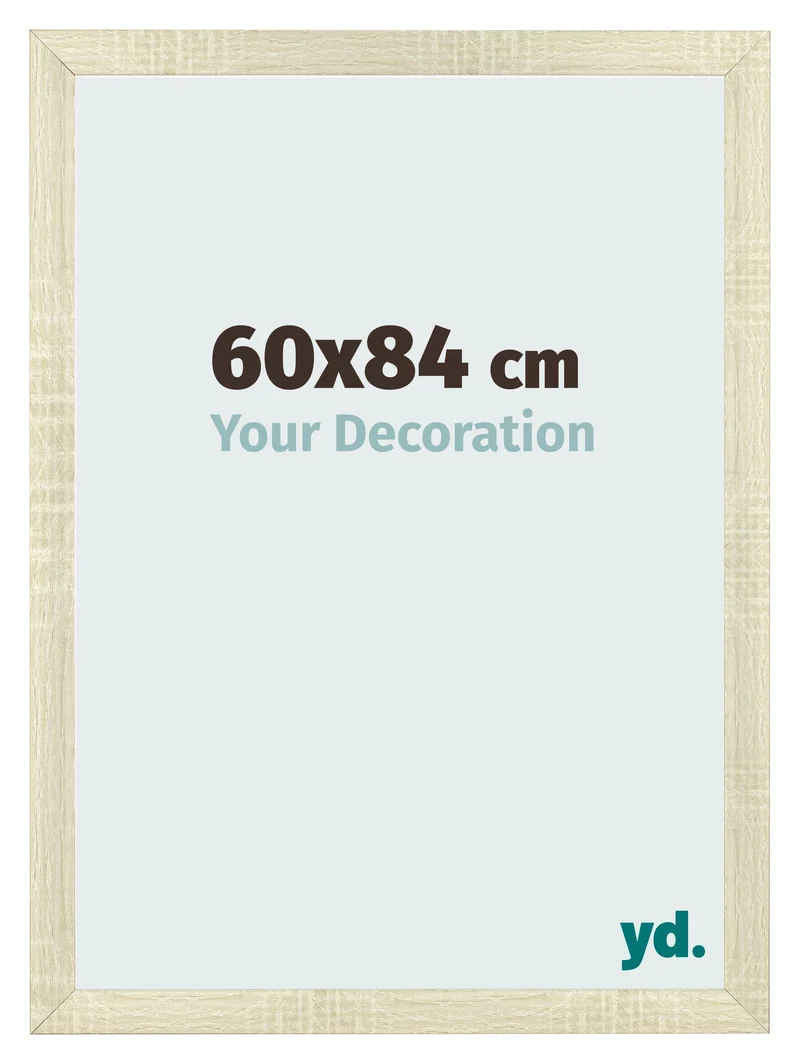 Bilderrahmen 60x84 cm - Sonoma Eiche - MDF - Pisa
