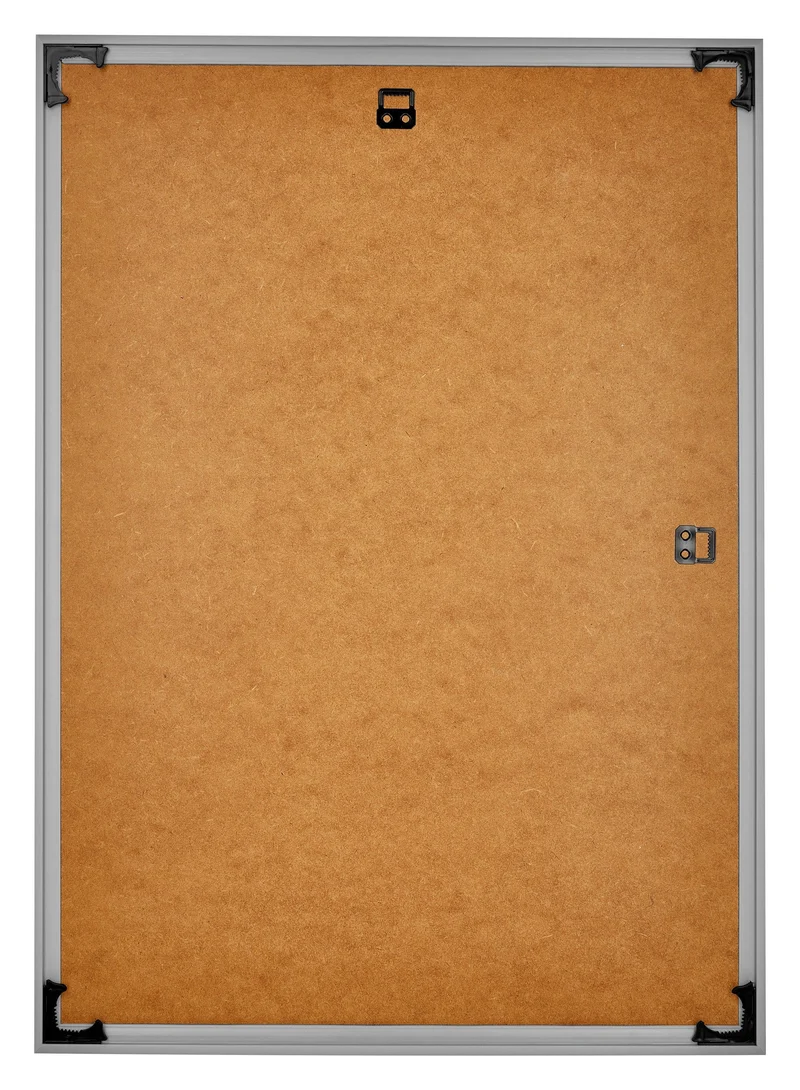 Bilderrahmen 48x67 cm - Silber Hochglanz - Kunststoff - Evry