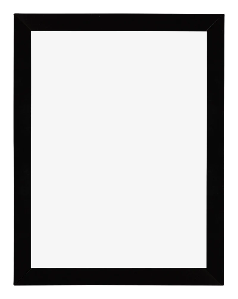 Bilderrahmen 24x32 cm - Schwarz Hochglanz - MDF - Mura