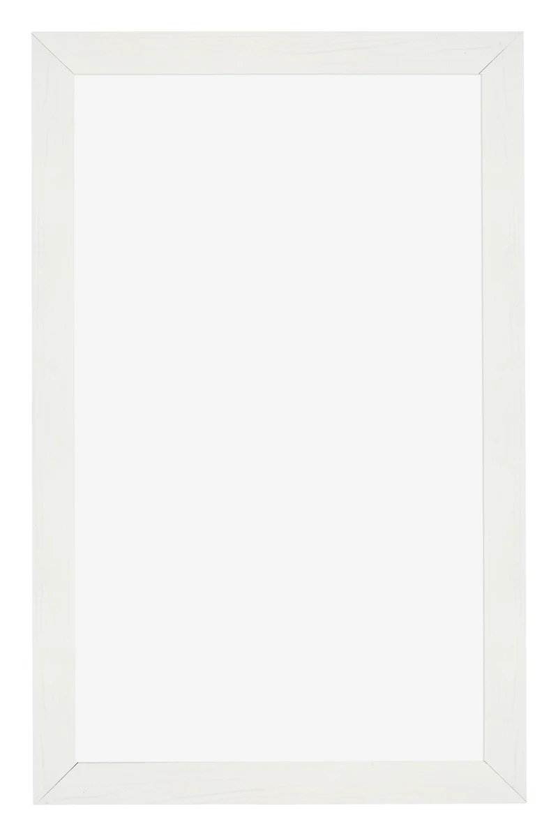 Bilderrahmen 33x48 cm - Weiss Gemasert - MDF - Mura