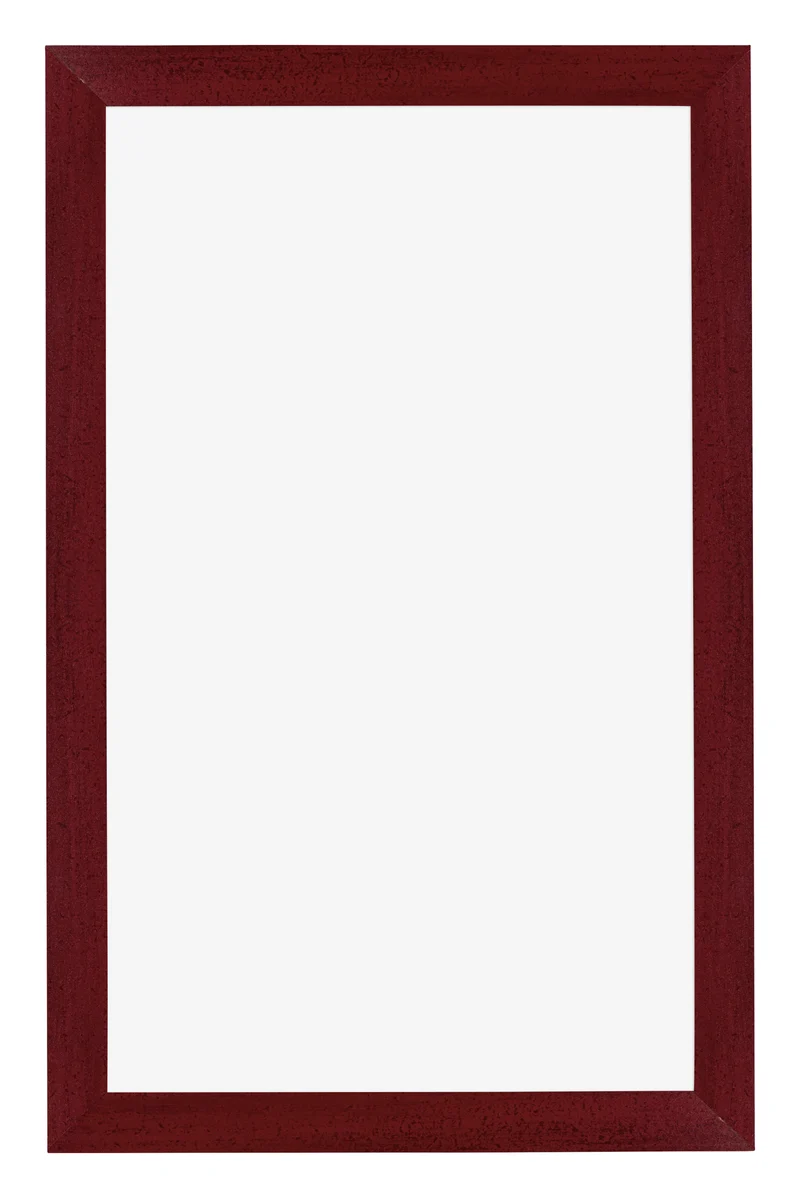 Bilderrahmen 33x48 cm - Weinrot Gewischt - MDF - Mura
