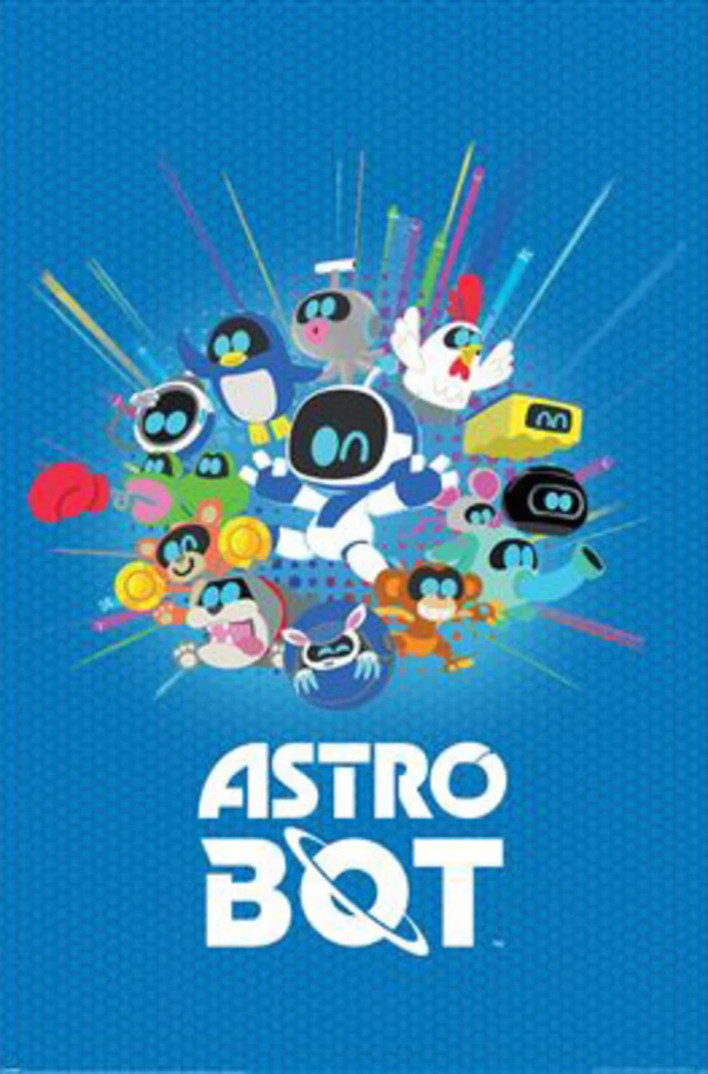 Poster Playstation Astro Bot Friends 61x91,5cm
