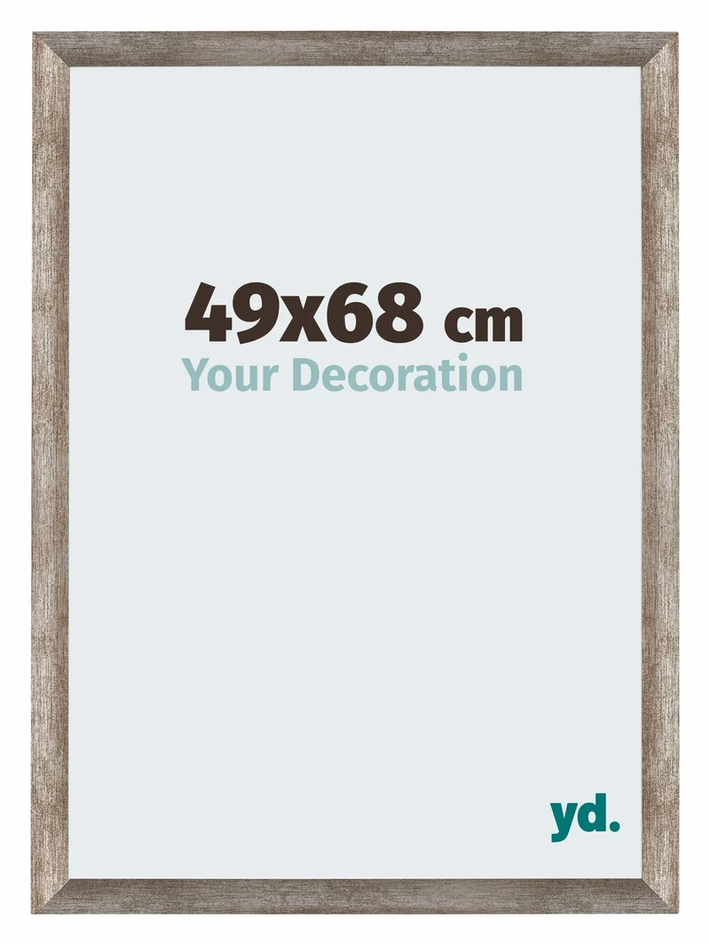 Bilderrahmen 49x68 cm - Metall Vintage - MDF - Mura