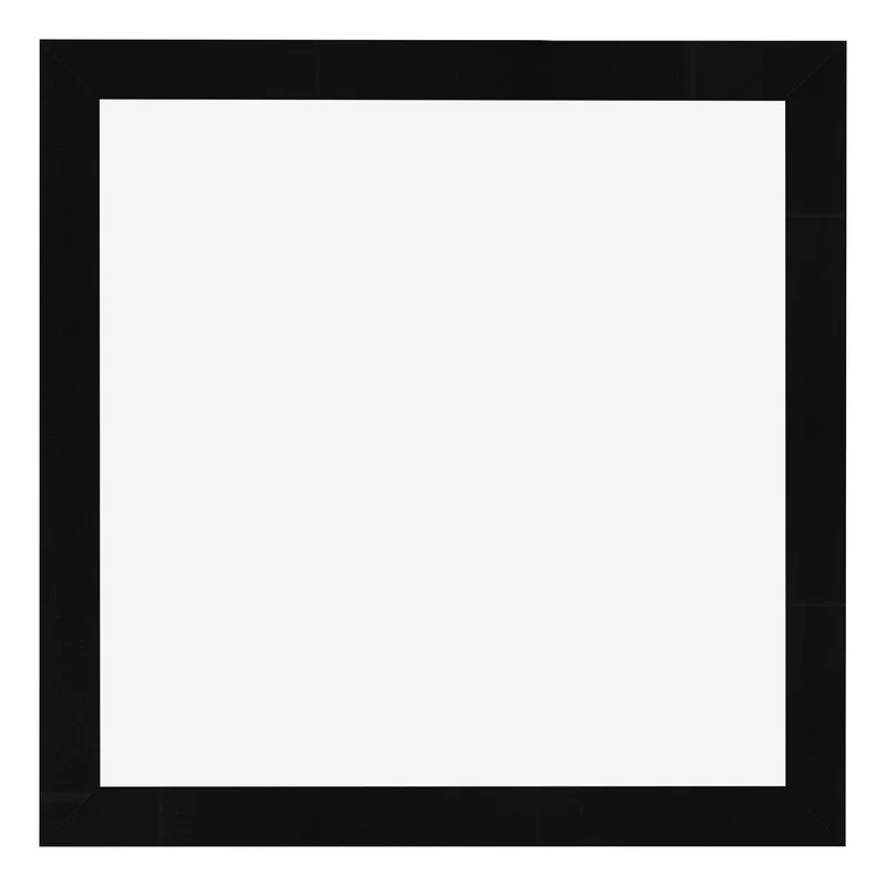 Bilderrahmen 35x35 cm - Schwarz Hochglanz - MDF - Pisa