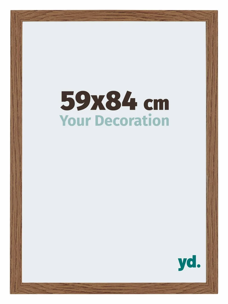 Bilderrahmen 59x84 cm - Eiche Rustikal - MDF - Mura