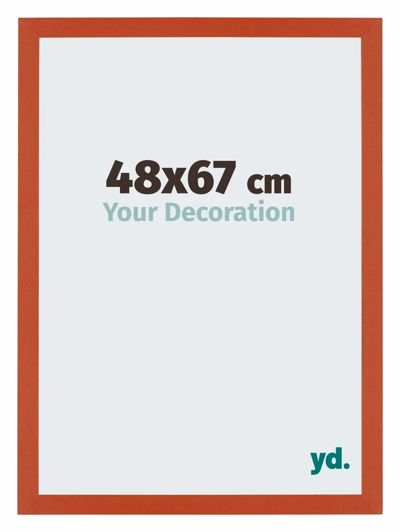 Bilderrahmen 48x67 cm - Orange - MDF - Mura