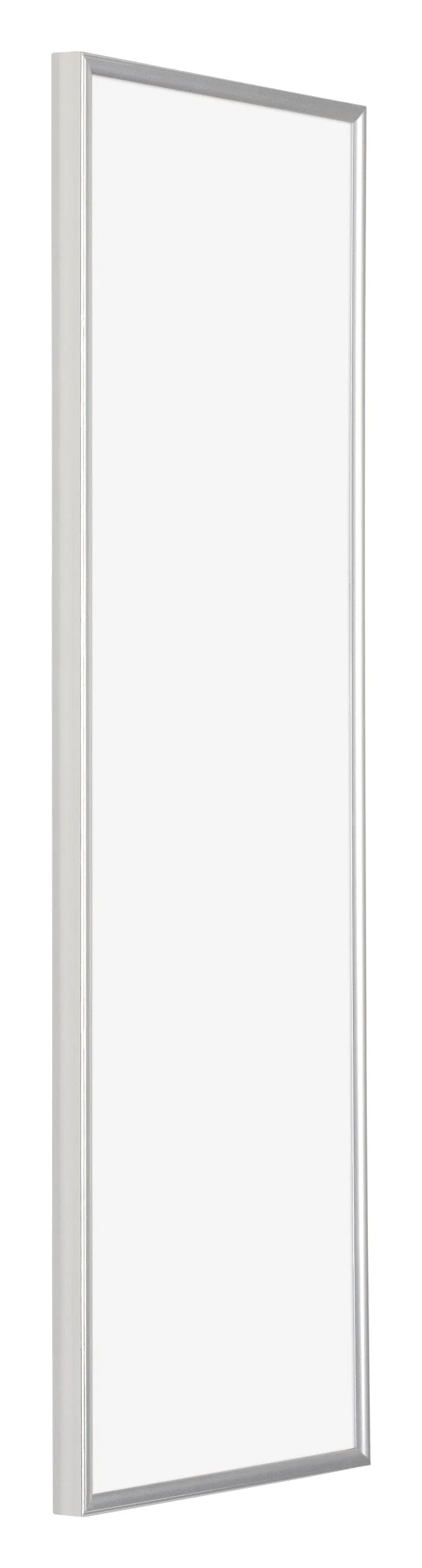 Bilderrahmen 37,5x98 cm - Silber Hochglanz - Kunststoff - Evry