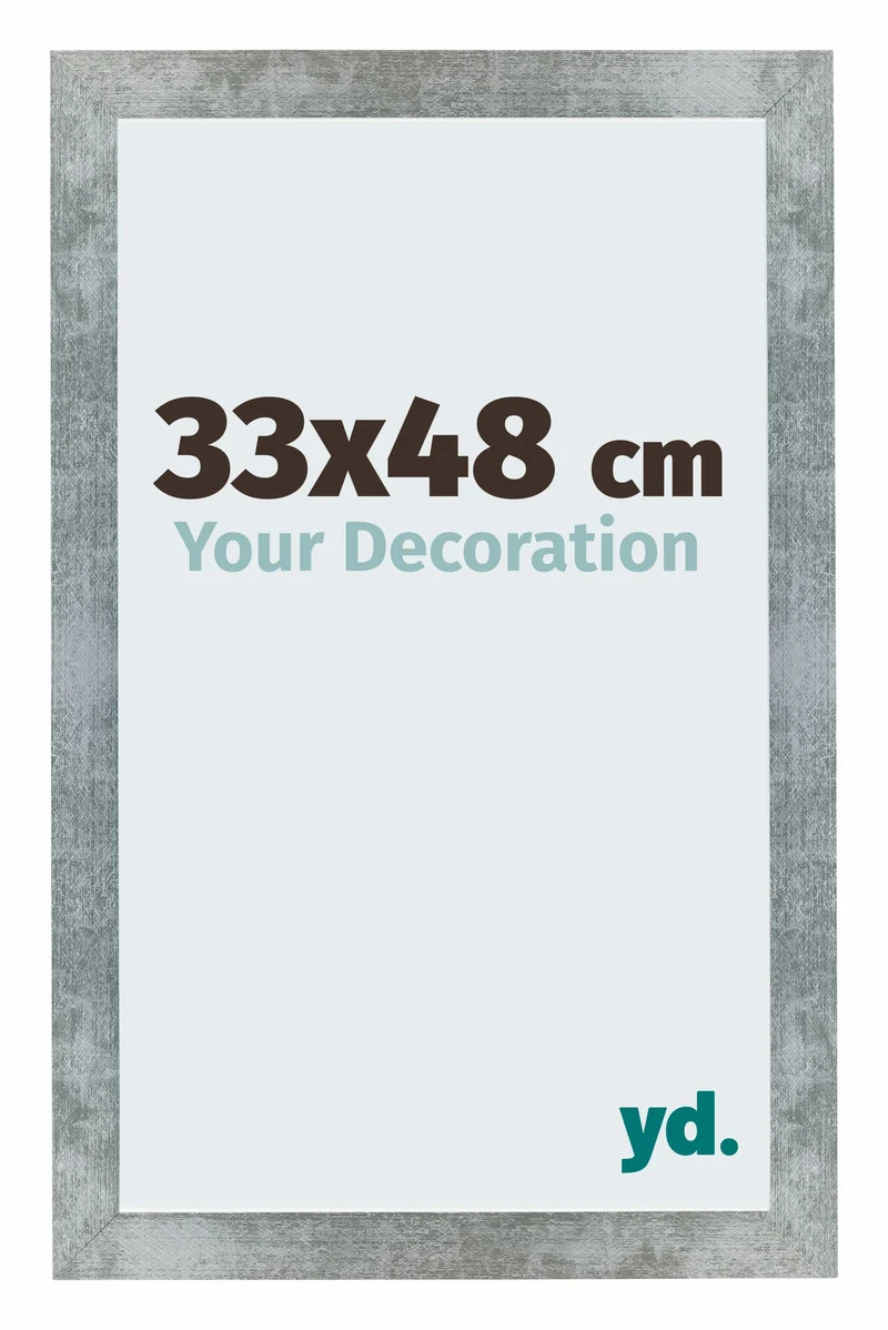 Bilderrahmen 33x48 cm - Eisen Gewischt - MDF - Mura