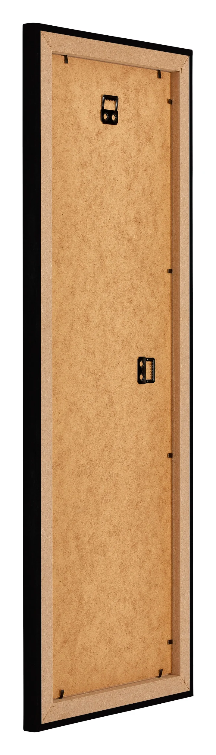 Bilderrahmen 25x75 cm - Schwarz Hochglanz - MDF - Mura