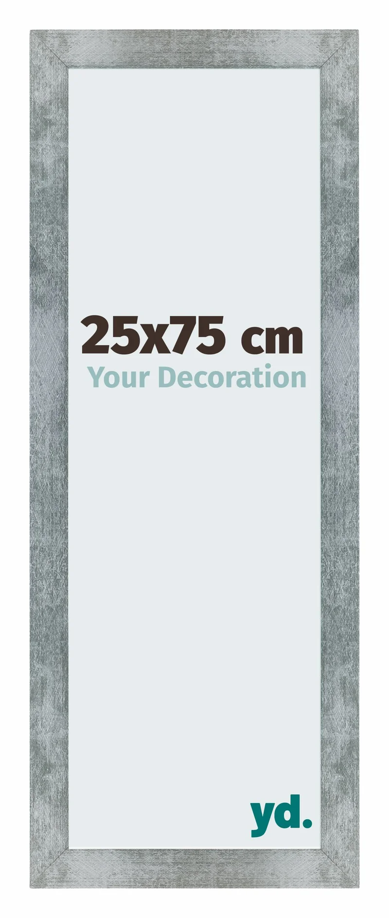 Bilderrahmen 25x75 cm - Eisen Gewischt - MDF - Mura
