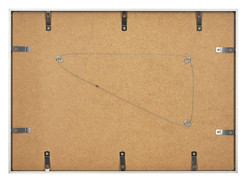 Bilderrahmen A2 - 42x59,4 cm - DIN A2 Silber - 2 Stück - Aluminium - Aurora
