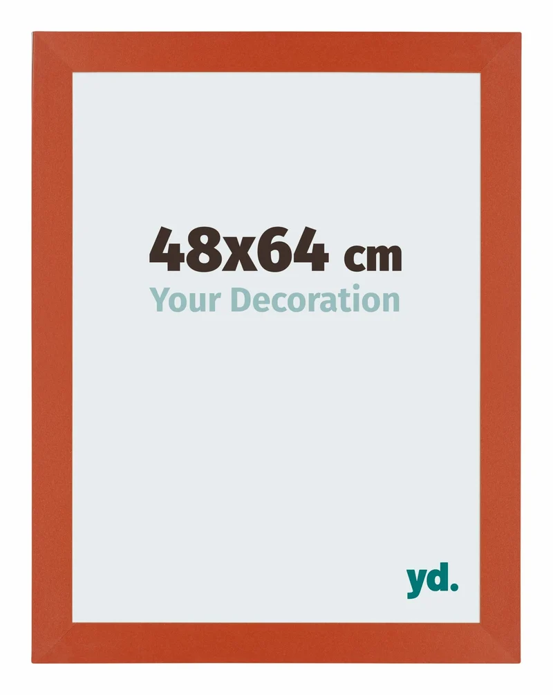 Bilderrahmen 48x64 cm - Orange - MDF - Mura