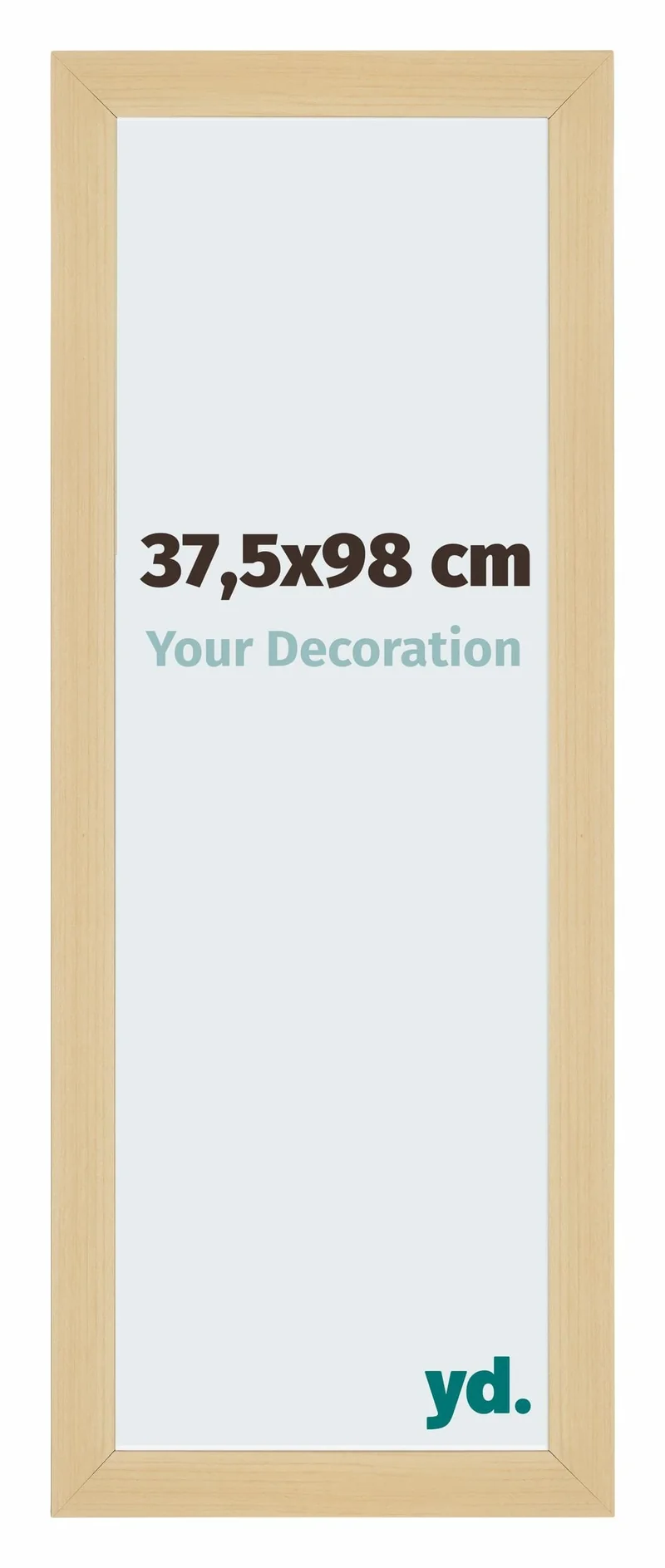 Bilderrahmen 37,5x98 cm - Ahorn Dekor - MDF - Mura