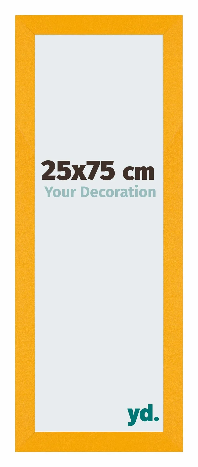 Bilderrahmen 25x75 cm - Gelb - MDF - Mura