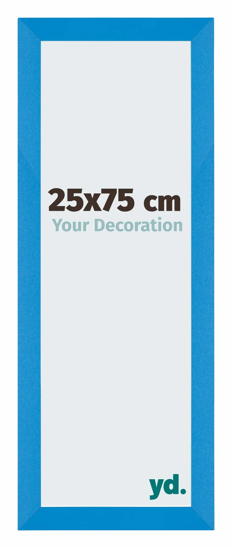Bilderrahmen 25x75 cm - Hellblau - MDF - Mura