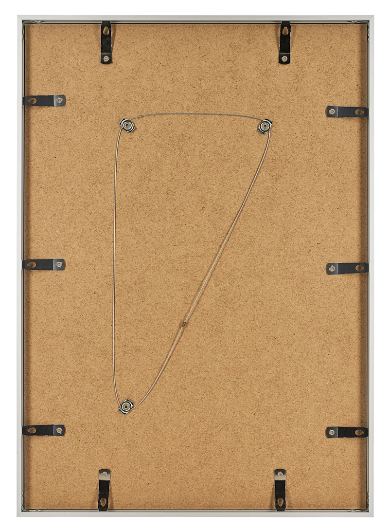 Bilderrahmen A2 - 42x59,4 cm - DIN A2 Silber - 2 Stück - Aluminium - Aurora