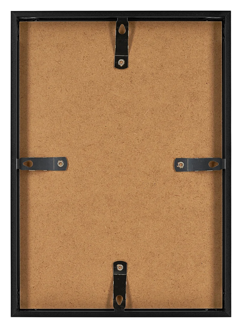 Bilderrahmen A4 - 21x29,7 cm - DIN A4 Schwarz - 2 Stück - Aluminium - Aurora