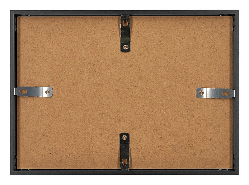 Bilderrahmen A4 - 21x29,7 cm - DIN A4 Schwarz - 2 Stück - Aluminium - Aurora