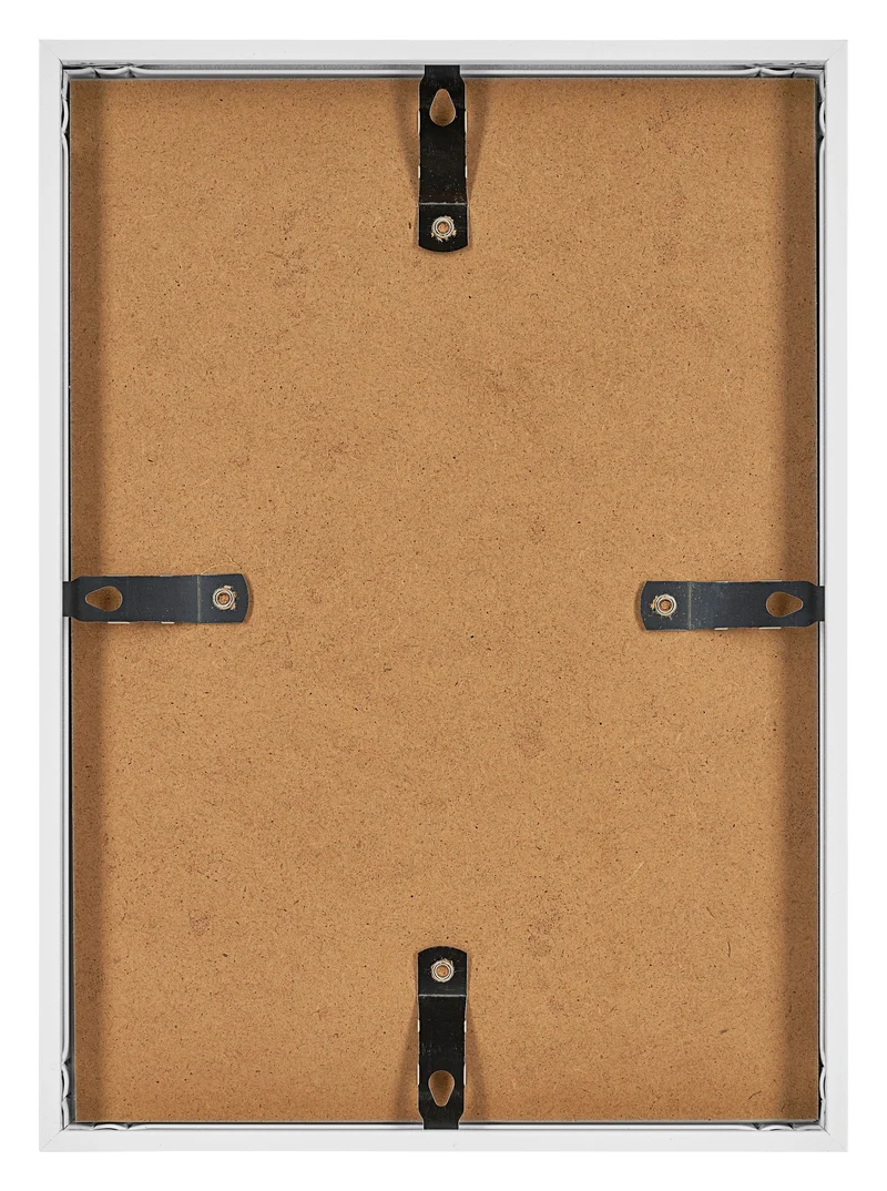 Bilderrahmen A4 - 21x29,7 cm - DIN A4 Weiss - 2 Stück - Aluminium - Aurora