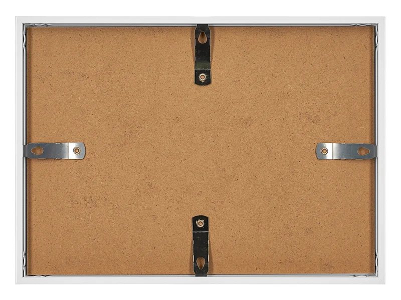 Bilderrahmen A4 - 21x29,7 cm - DIN A4 Weiss - 2 Stück - Aluminium - Aurora