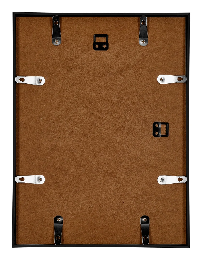 Bilderrahmen 48x64 cm - Schwarz Matt - Aluminium - Kent