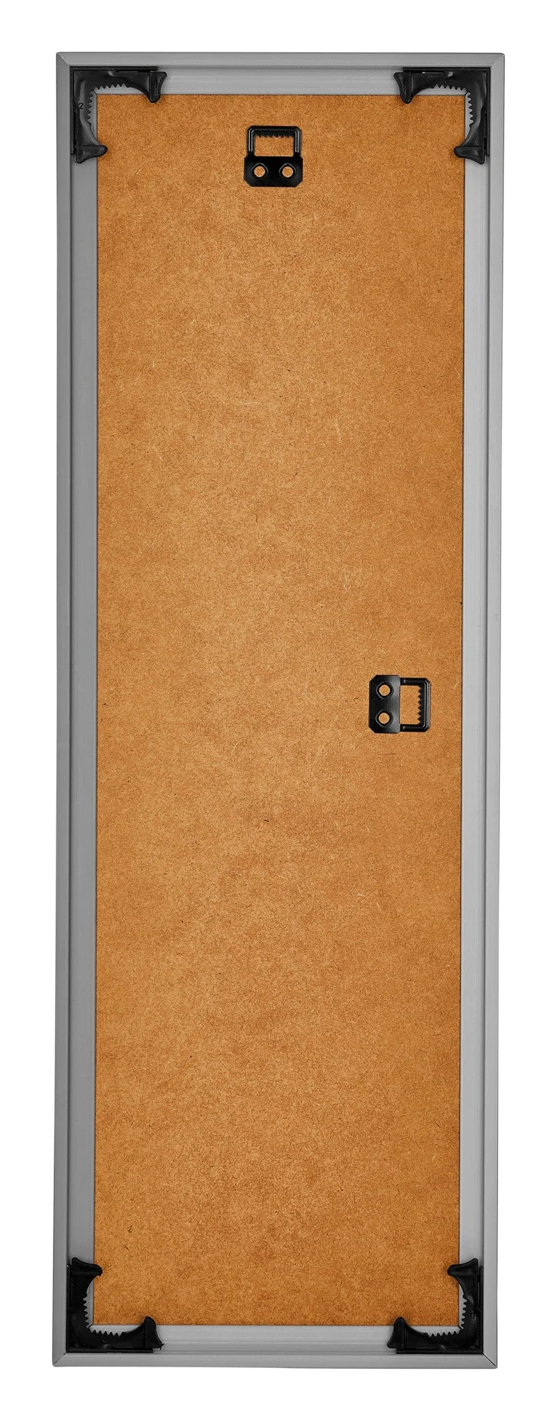 Bilderrahmen 33x98 cm - Silber Hochglanz - Kunststoff - Evry