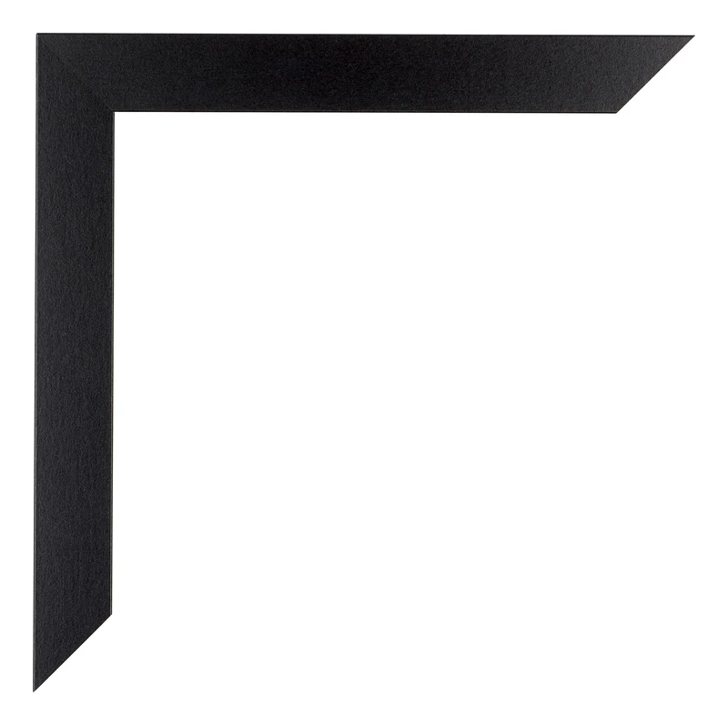 Bilderrahmen 25x75 cm - Schwarz Matt - MDF - Mura