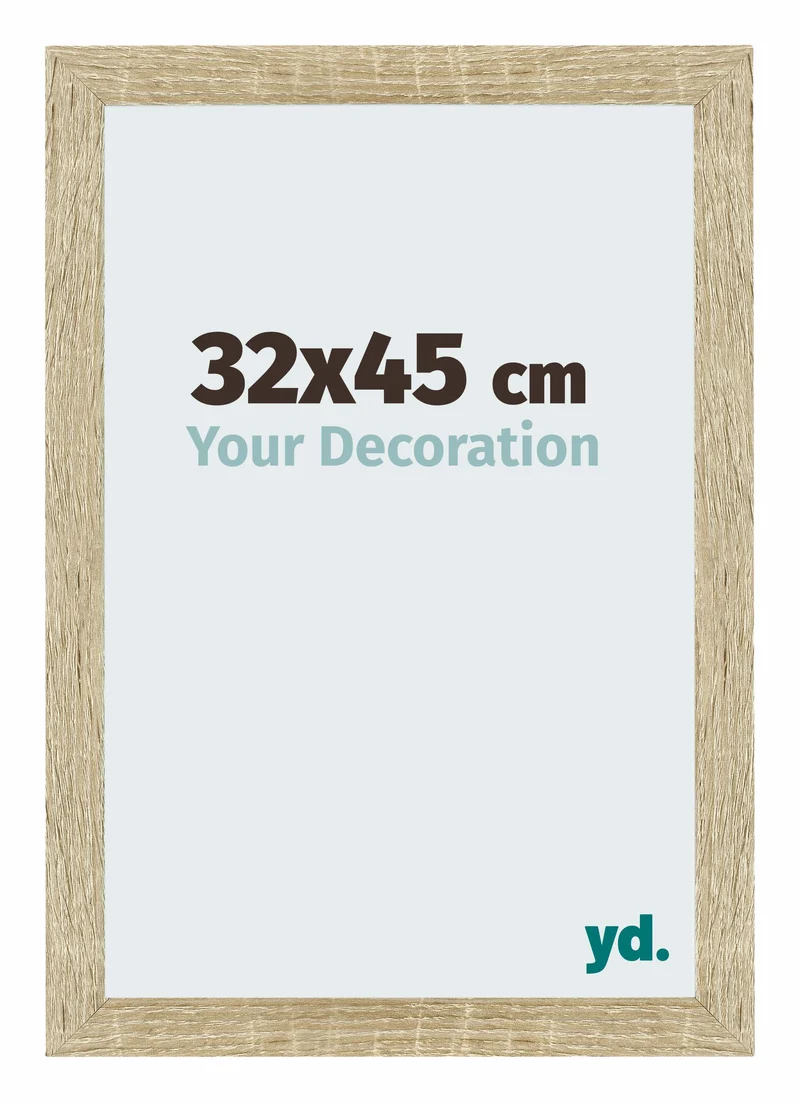 Bilderrahmen 32x45 cm - Sonoma Eiche - MDF - Mura