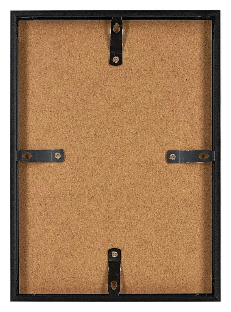 Bilderrahmen A4 - 21x29,7 cm - DIN A4 Schwarz - Aluminium - Aurora