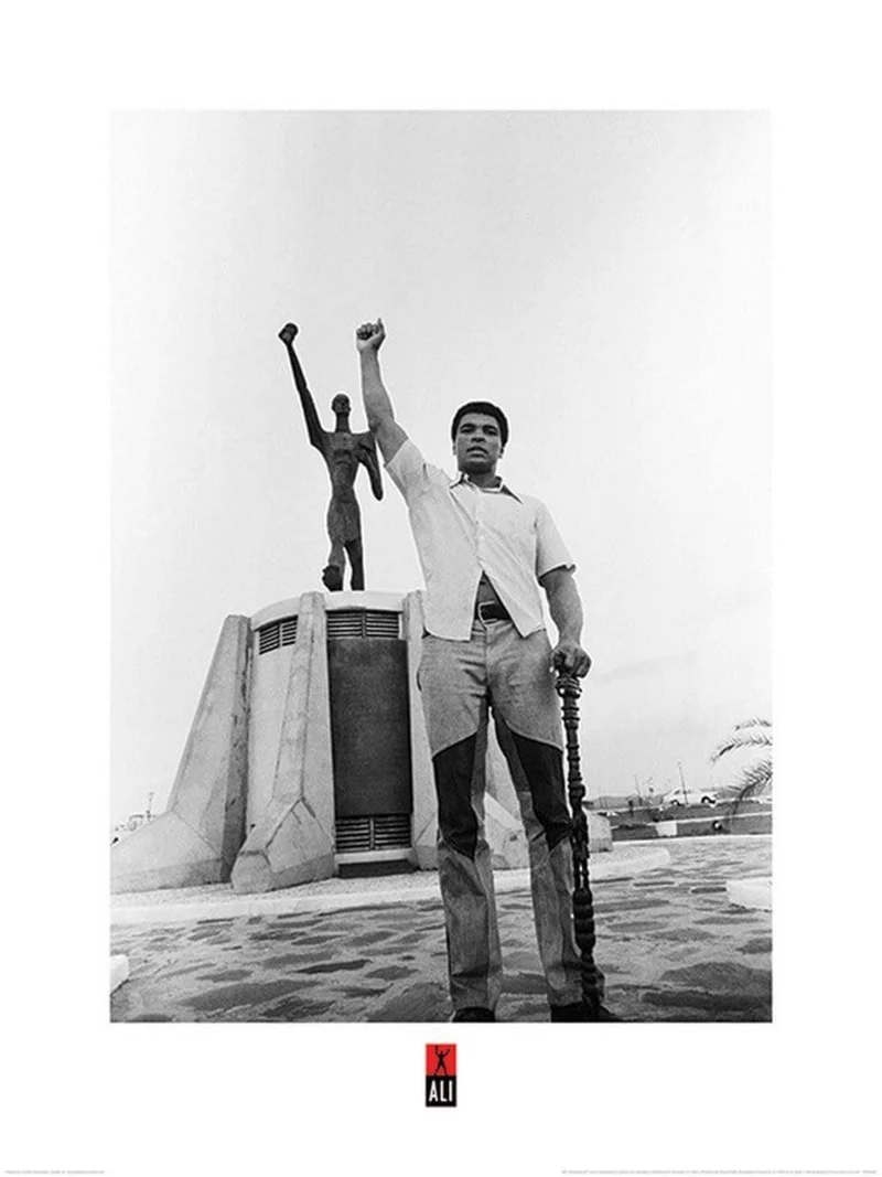 Kunstdruck Muhammad Ali - Black Power Salute 60x80cm