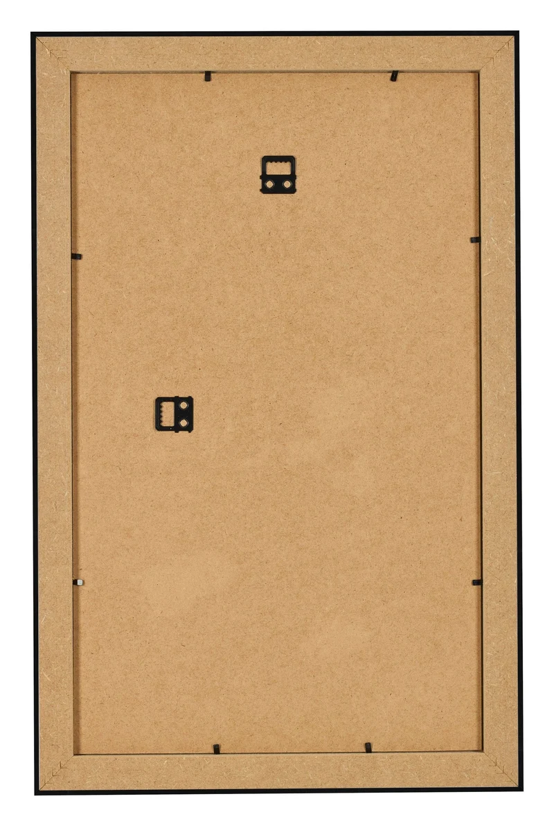 Bilderrahmen 33x48 cm - Schwarz Hochglanz - MDF - Pisa