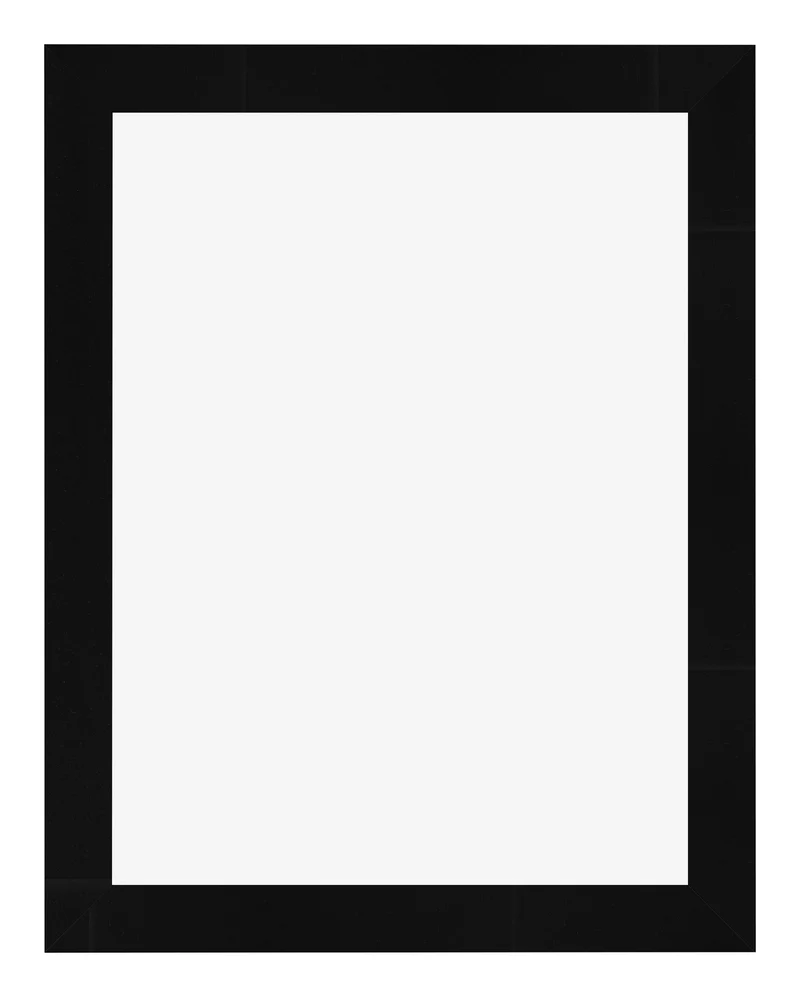 Bilderrahmen 75x100 cm - Schwarz Hochglanz - MDF - Pisa