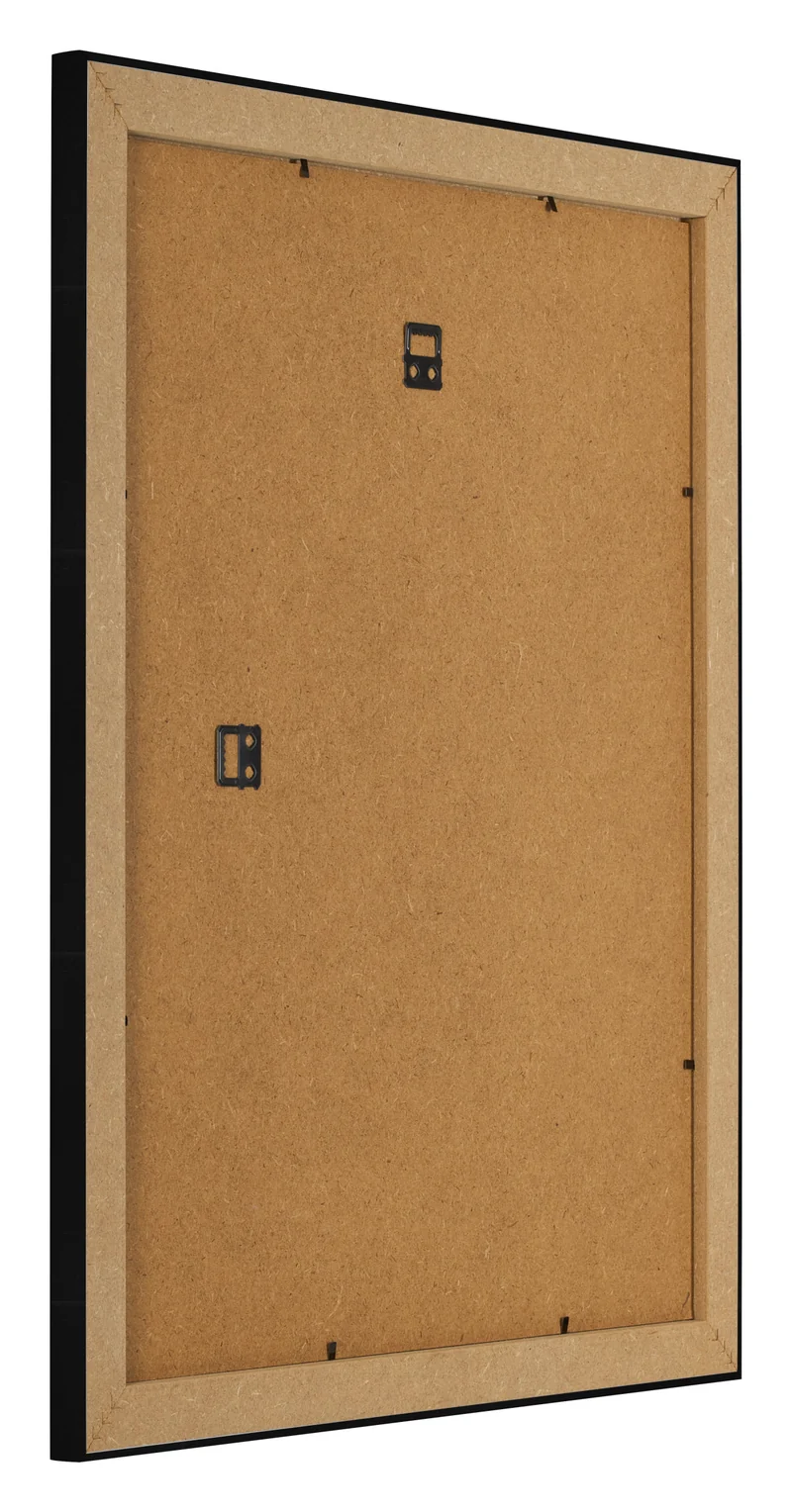 Bilderrahmen 70x90 cm - Schwarz Hochglanz - MDF - Pisa
