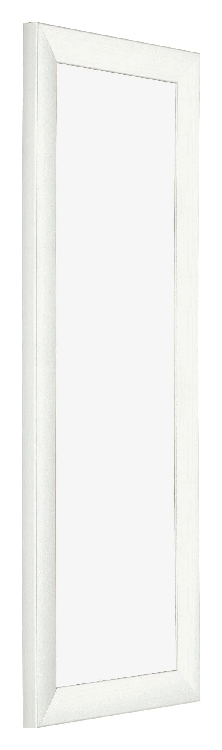 Bilderrahmen 25x75 cm - Weiß Gemasert - MDF - Pisa