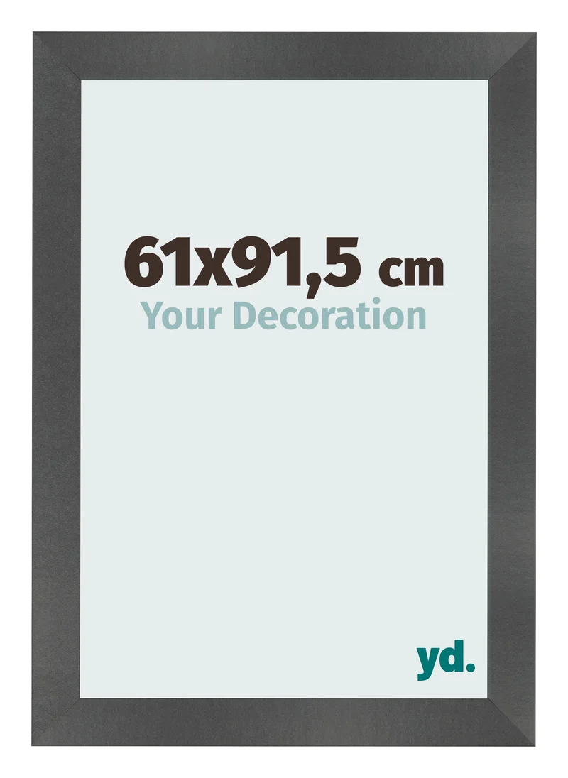 Bilderrahmen 61x91,5 cm - Schwarz Matt - MDF - Pisa