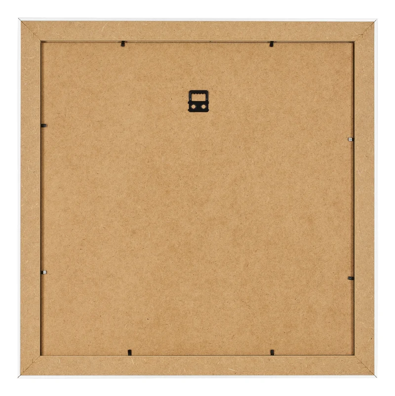 Bilderrahmen 50x50 cm - Weiß Hochglanz - MDF - Pisa