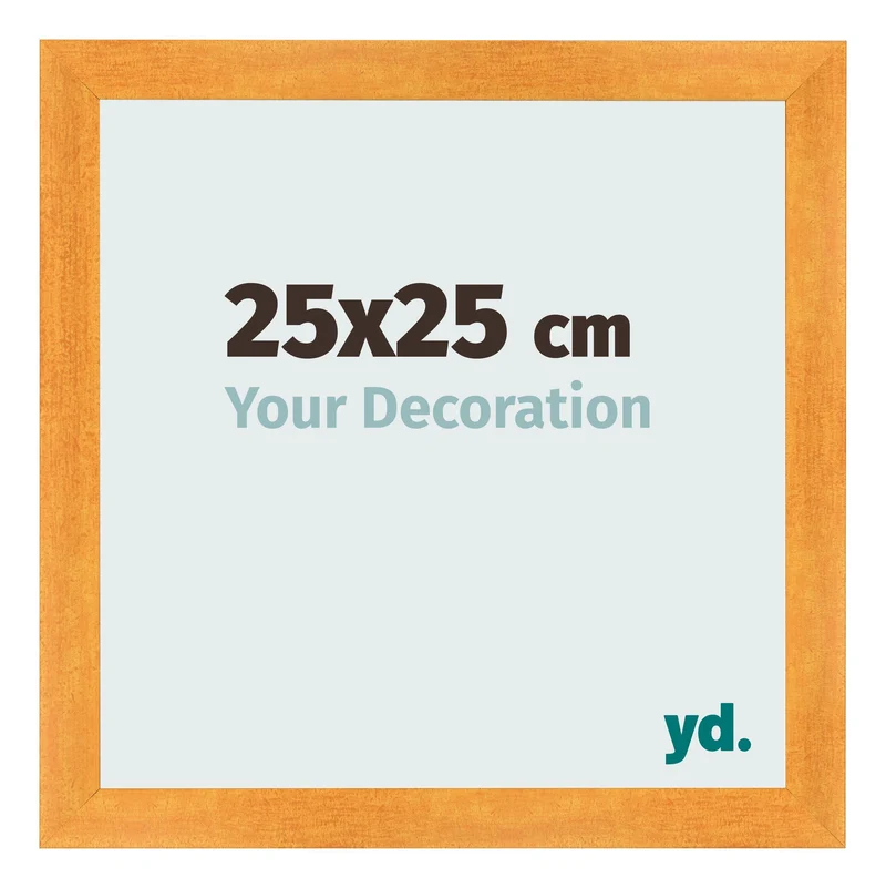 Bilderrahmen 25x25 cm - Orange - MDF - Pisa