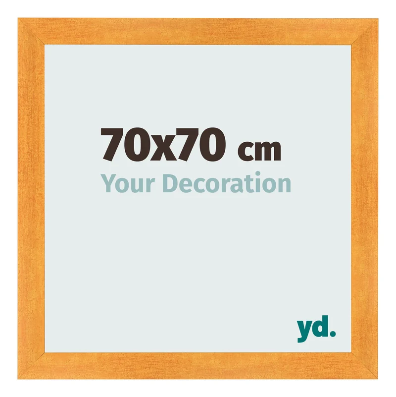 Bilderrahmen 70x70 cm - Orange - MDF - Pisa