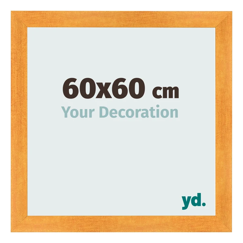 Bilderrahmen 60x60 cm - Orange - MDF - Pisa