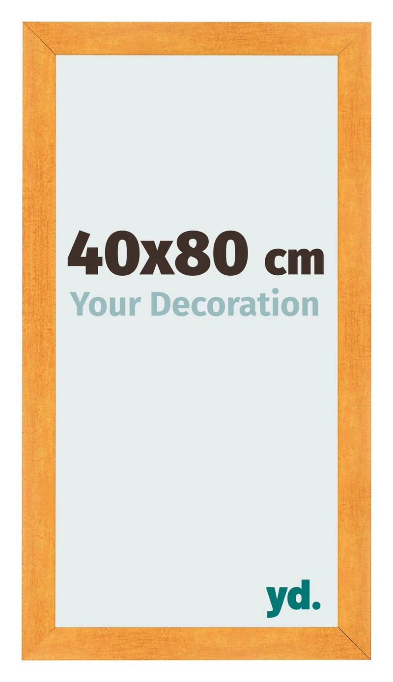Bilderrahmen 40x80 cm - Orange - MDF - Pisa
